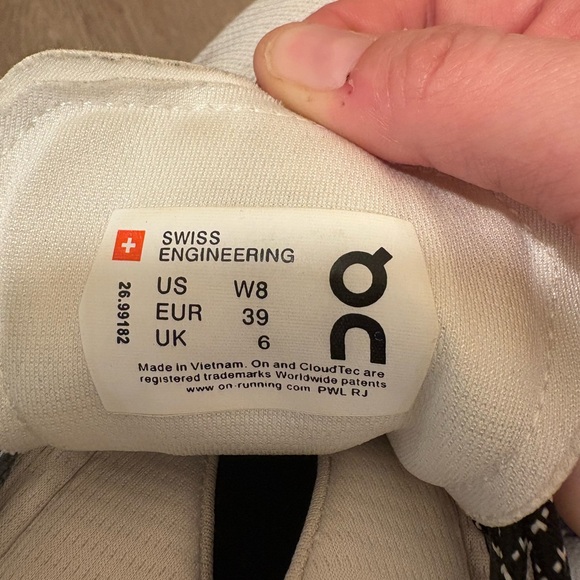 On Running White and Black Shoes - Picture 5 of 5